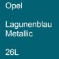 Preview: Opel, Lagunenblau Metallic, 26L.